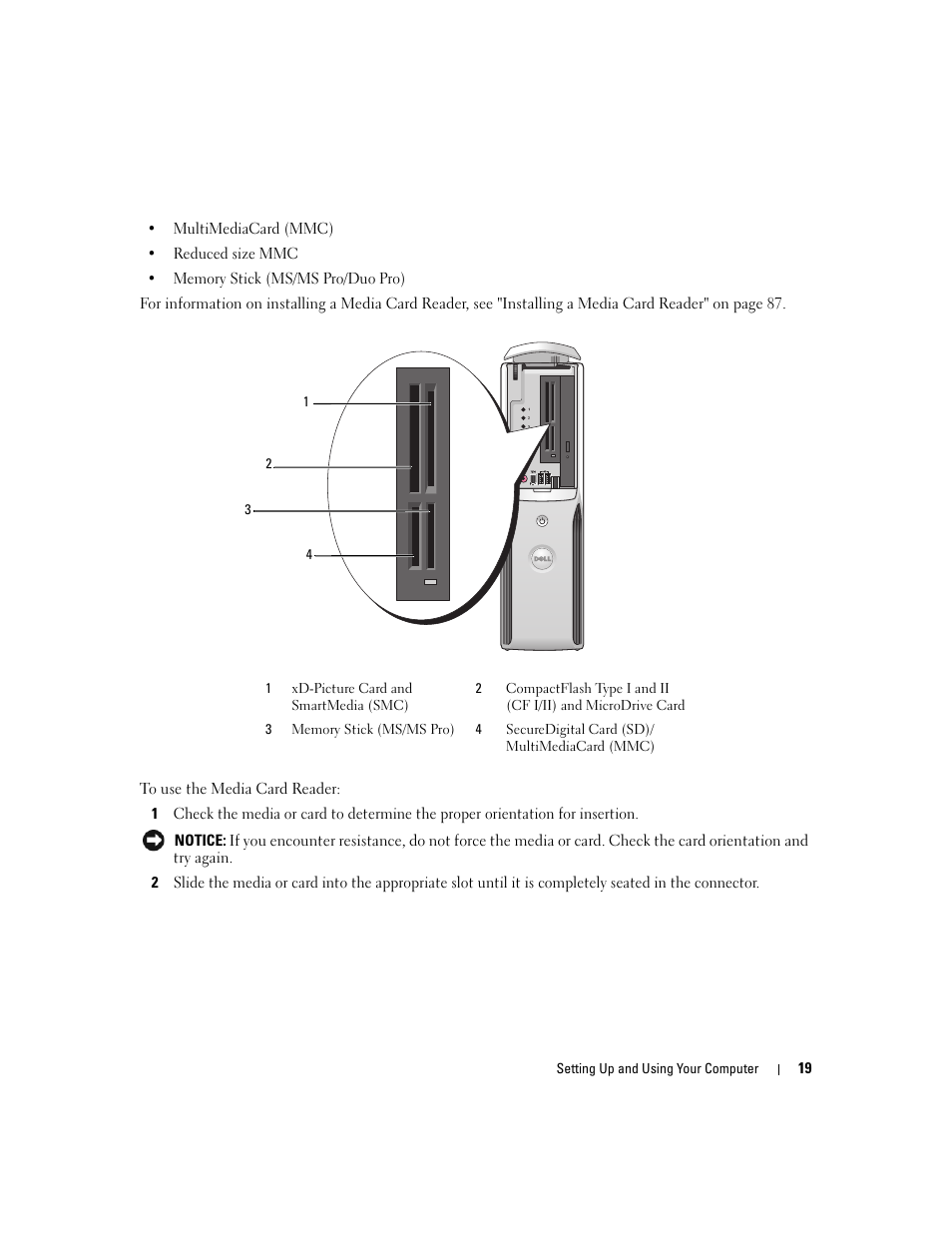 Dell XPS 210 User Manual | Page 19 / 136