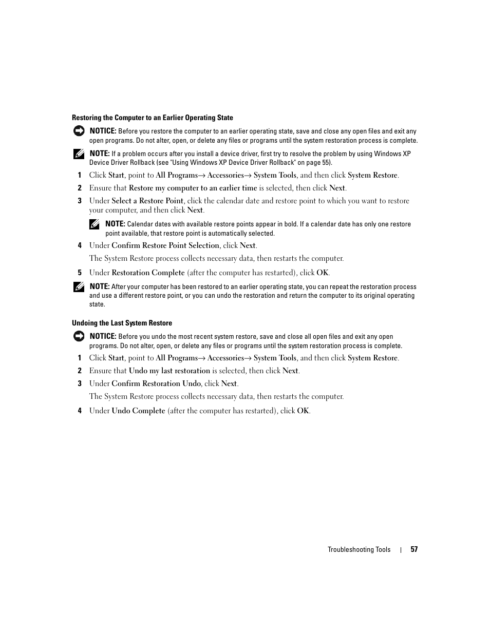 Dell XPS 210 User Manual | Page 57 / 136
