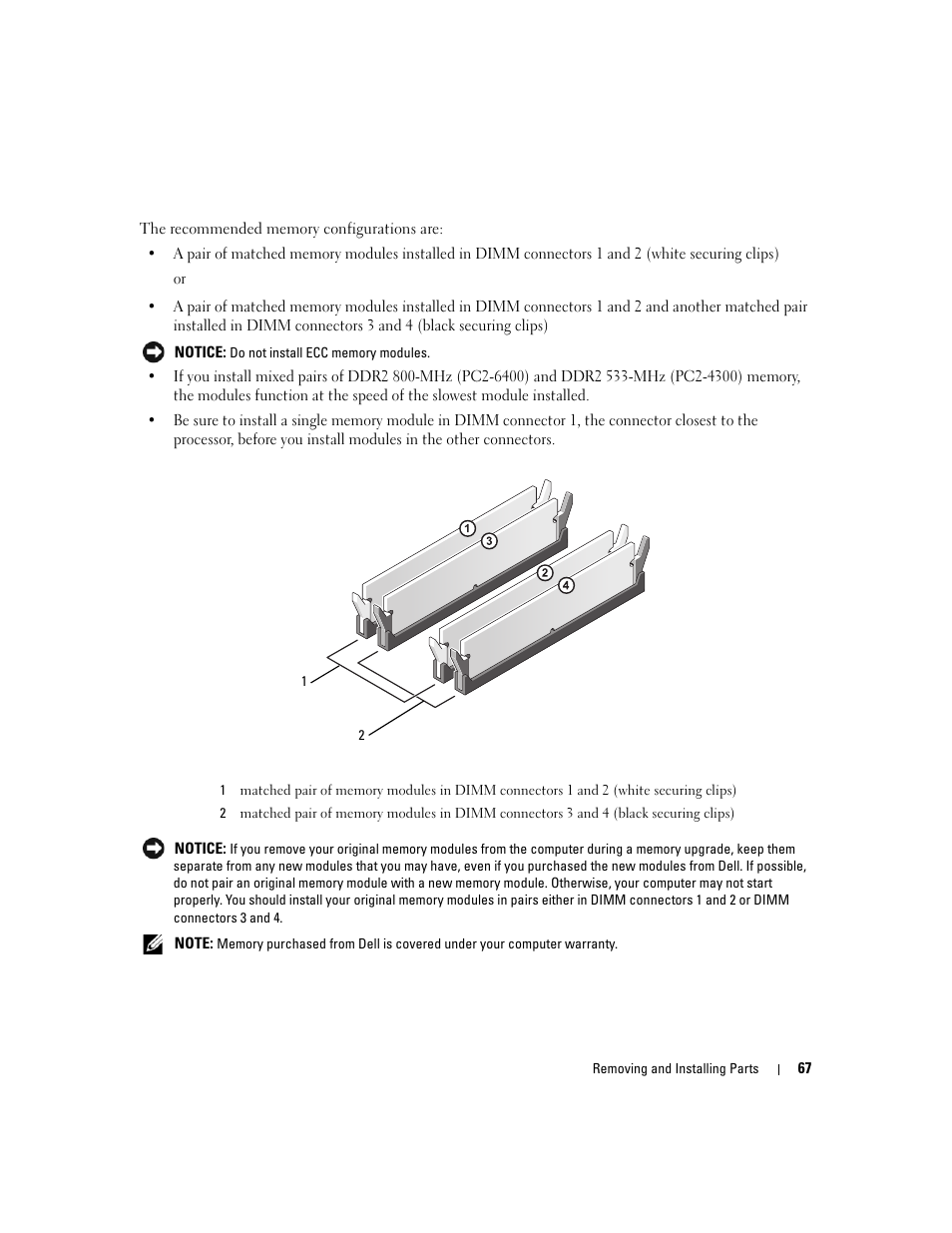 Dell XPS 210 User Manual | Page 67 / 136