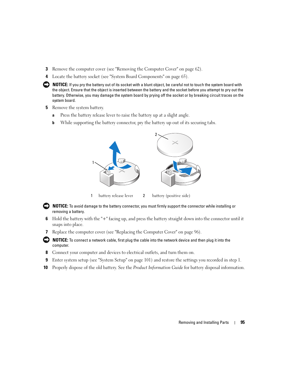 Ect settings in step 9 | Dell XPS 210 User Manual | Page 95 / 136