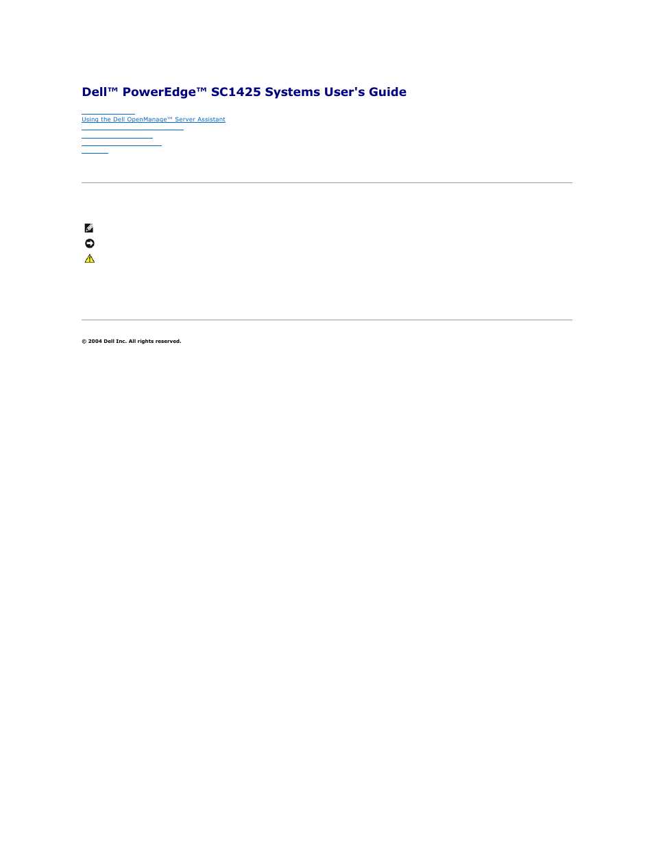 Dell PowerEdge SC1425 User Manual | 31 pages