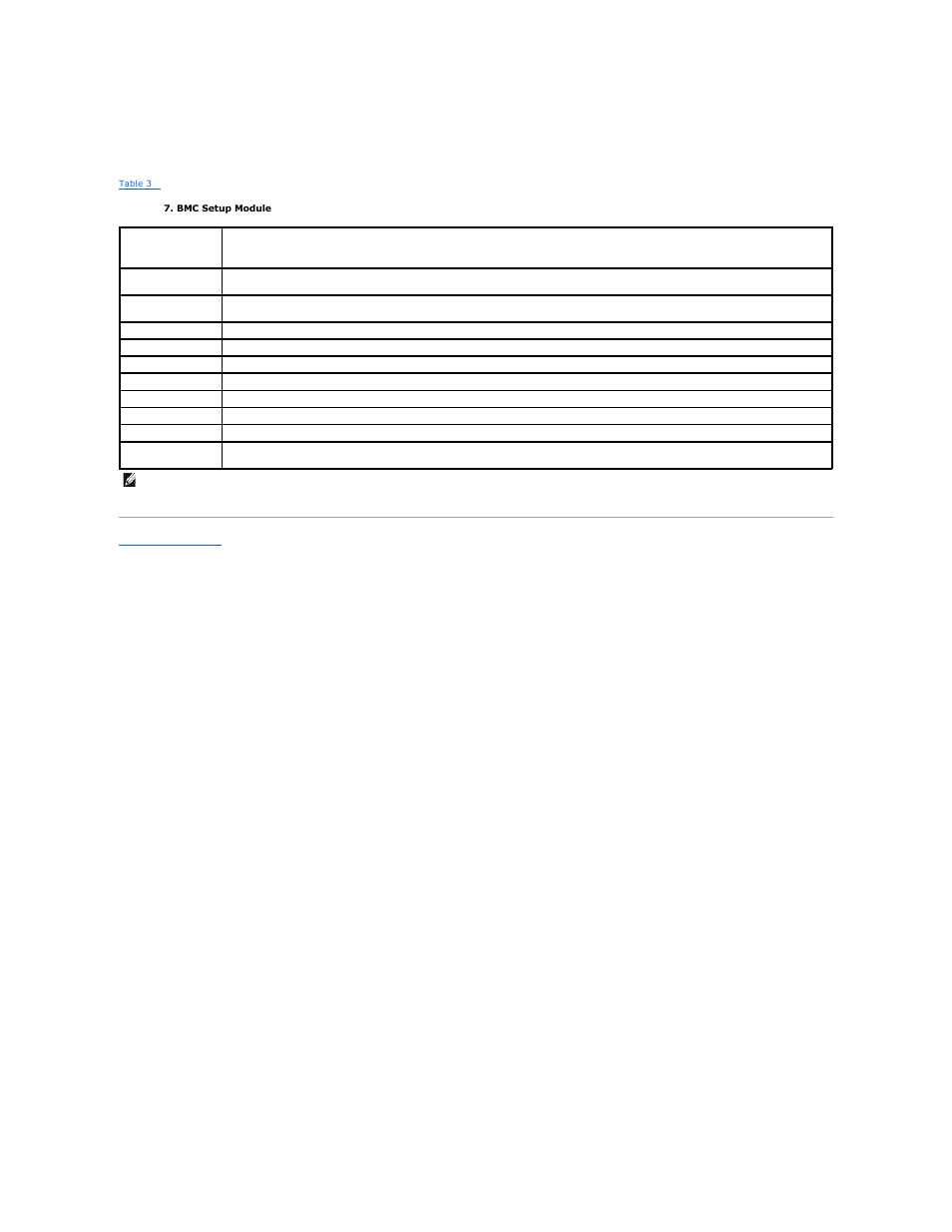 Bmc setup module options | Dell PowerEdge SC1425 User Manual | Page 25 / 31