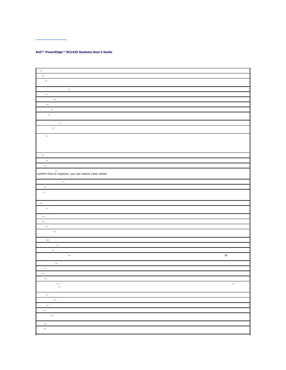 Glossary | Dell PowerEdge SC1425 User Manual | Page 26 / 31