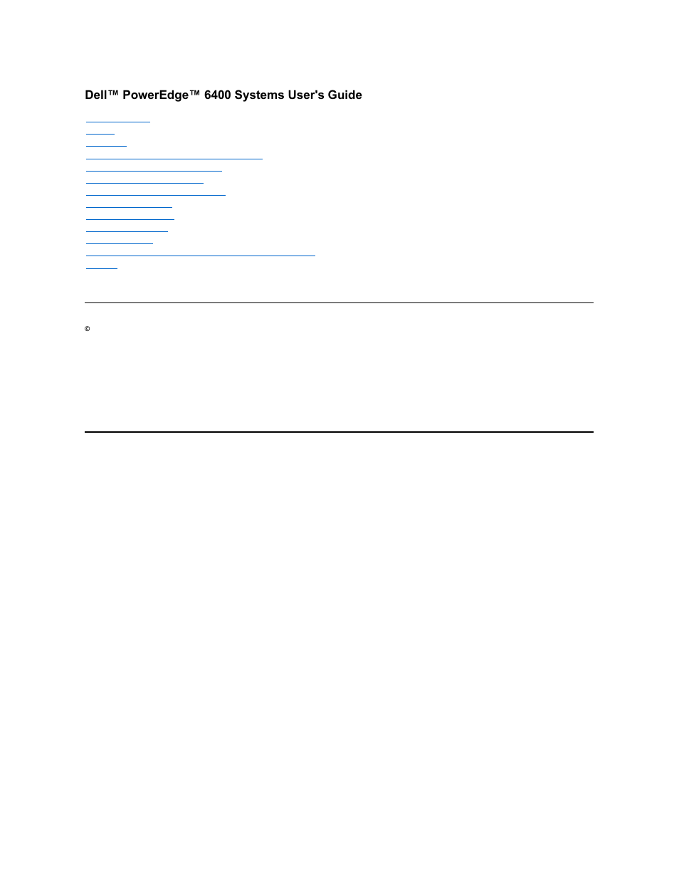 Dell PowerEdge 6400 User Manual | 86 pages