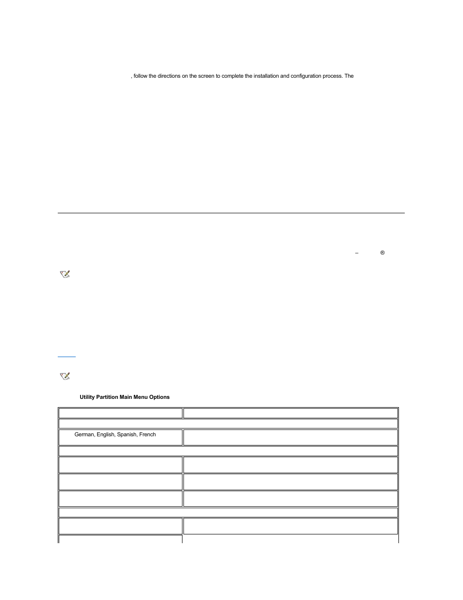 Utility partition | Dell PowerEdge 6400 User Manual | Page 3 / 86