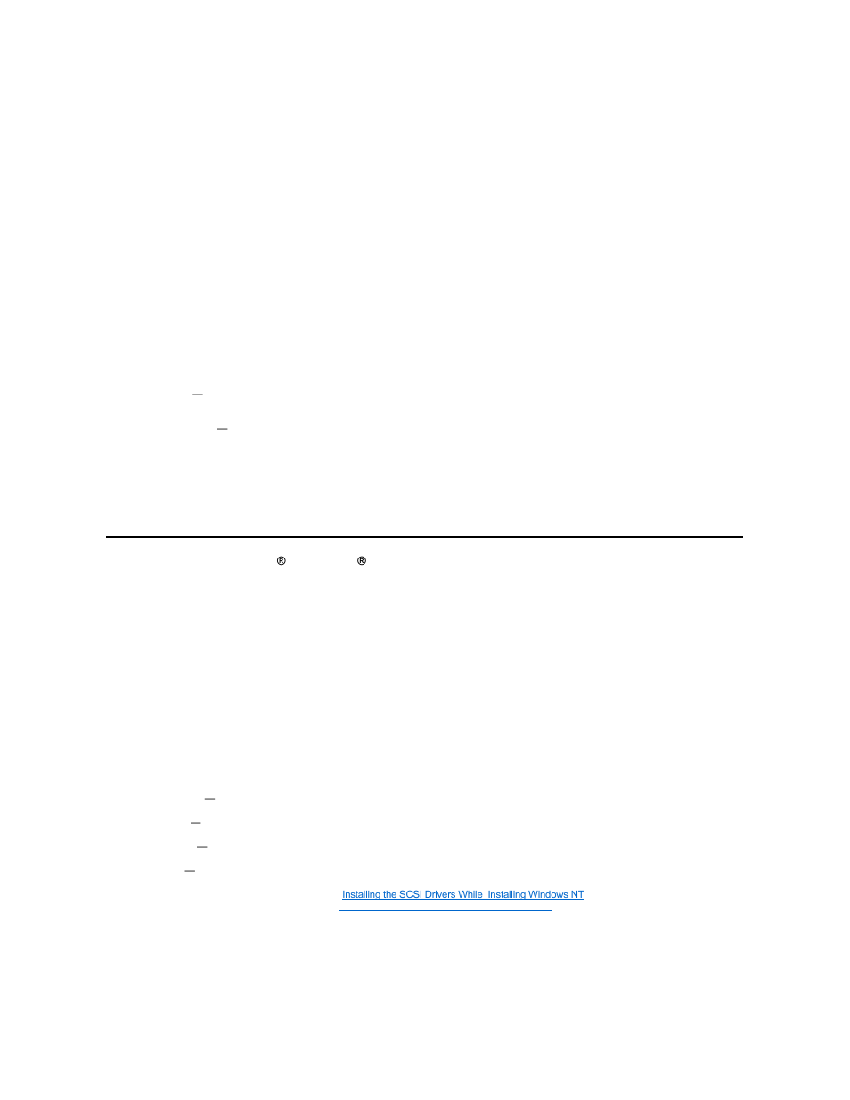 Driver installation for windows nt server 4.0, Using the scsi disk utilities | Dell PowerEdge 6400 User Manual | Page 62 / 86