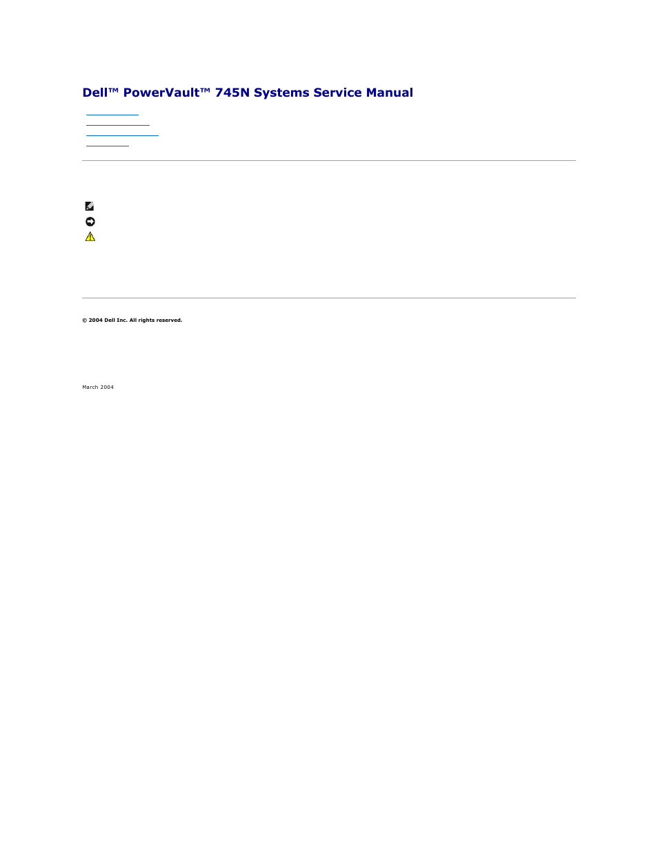 Dell PowerVault 745N User Manual | 5 pages