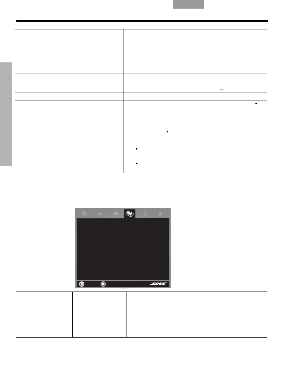 Options du media center | Bose DVD Player User Manual | Page 160 / 185