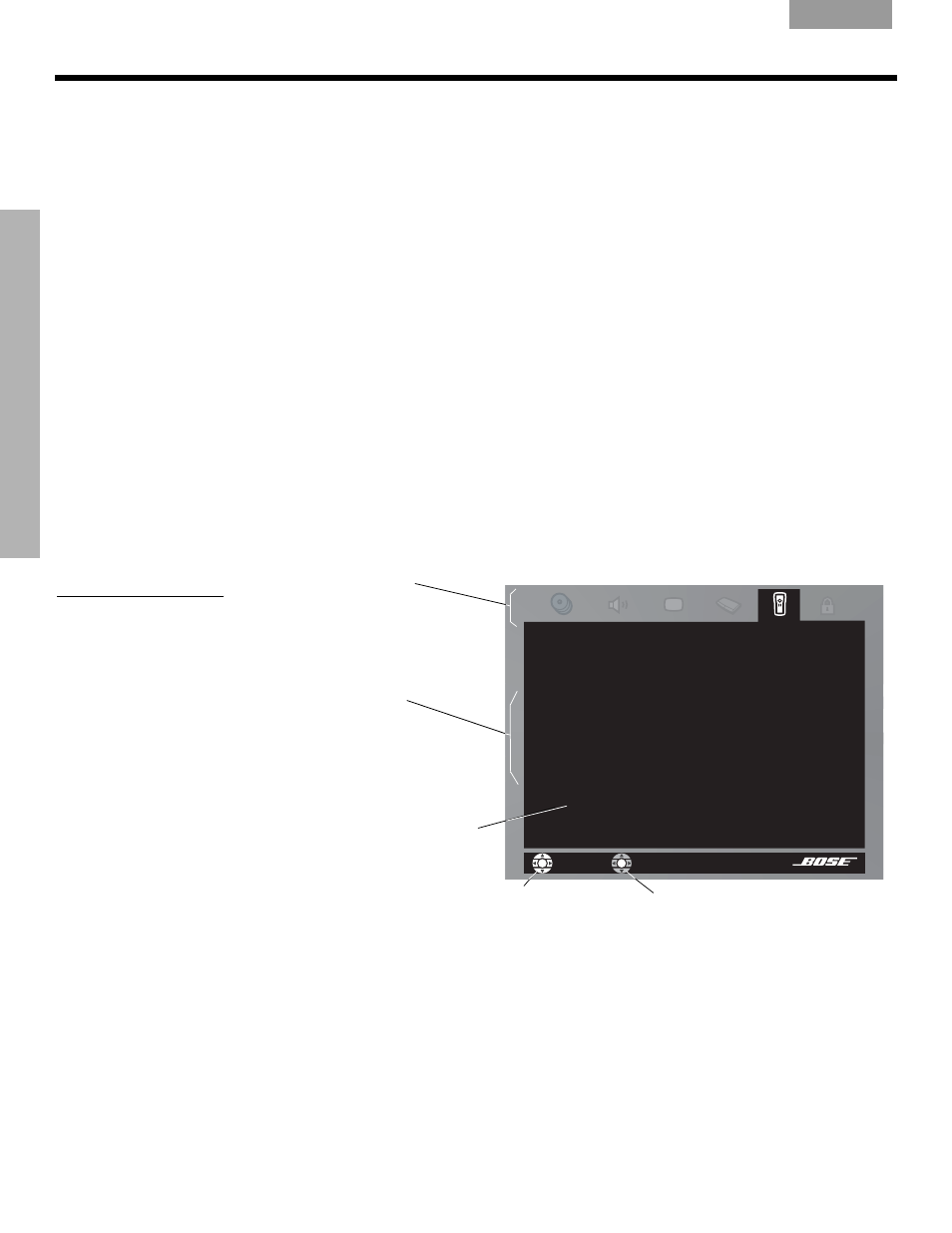 Using system, Properties that, Sing | Ystem, Enus, Properties that you can adjust | Bose DVD Player User Manual | Page 32 / 185