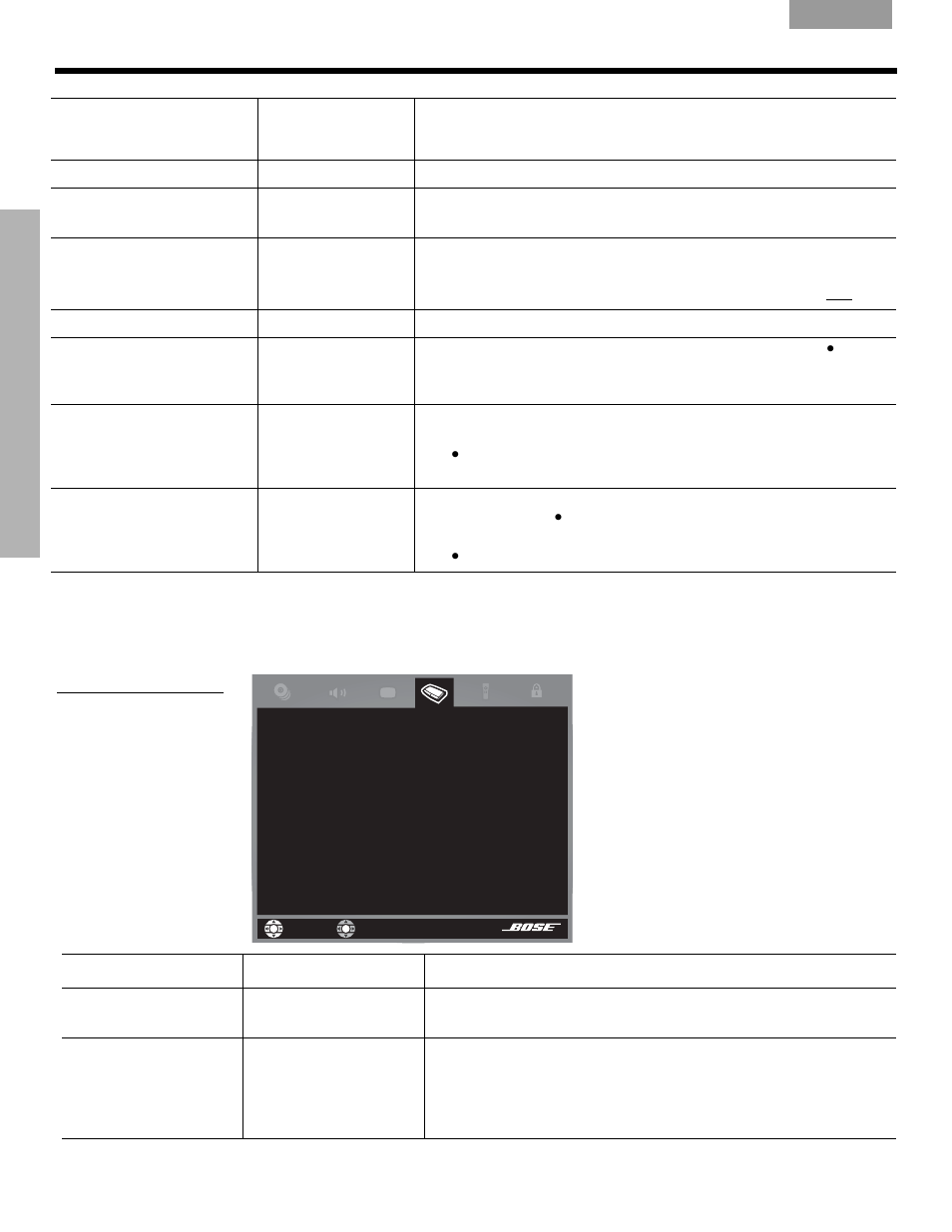 Media center options | Bose DVD Player User Manual | Page 38 / 185
