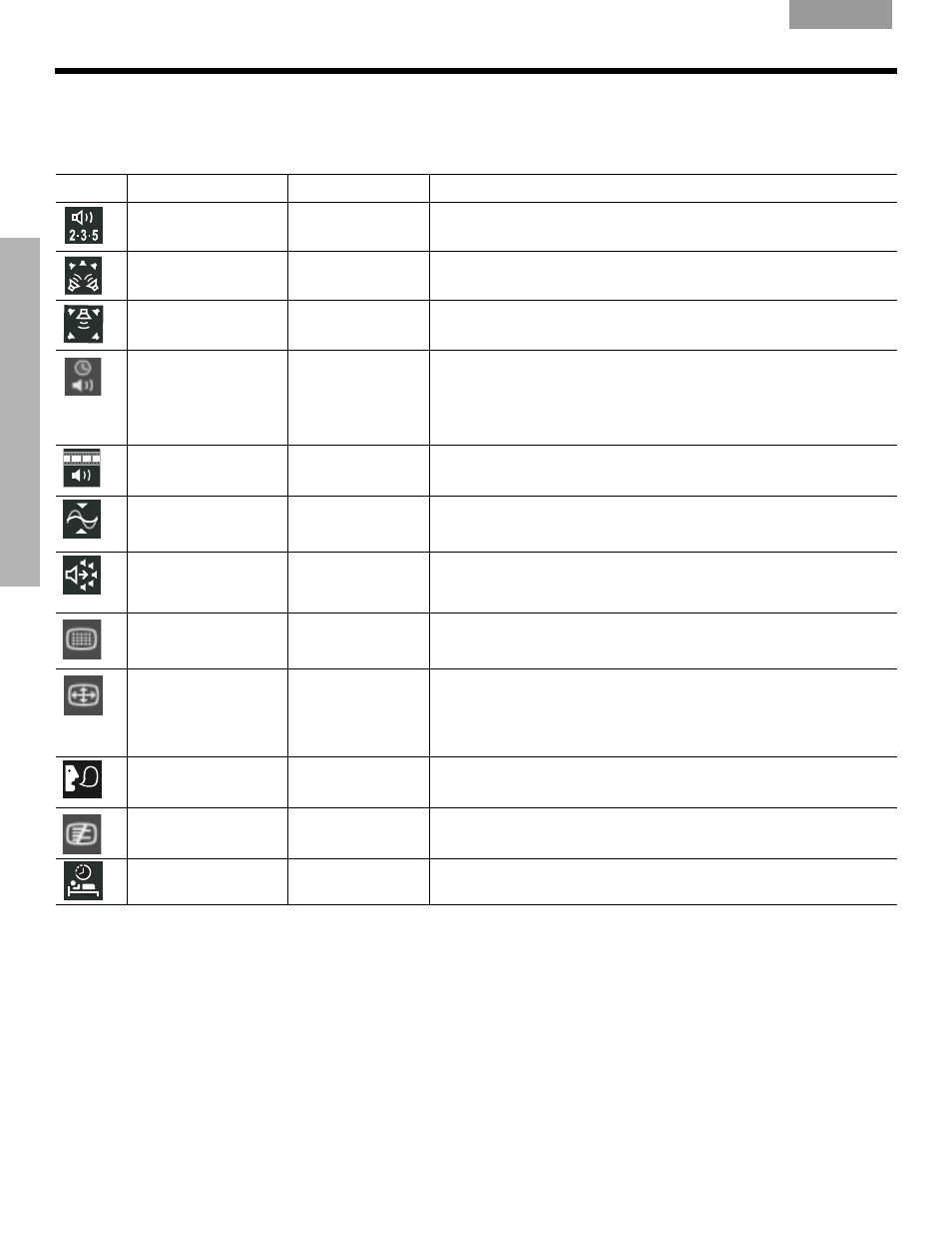 Tv settings options (for vcr, cbl/sat, and aux) | Bose DVD Player User Manual | Page 48 / 185