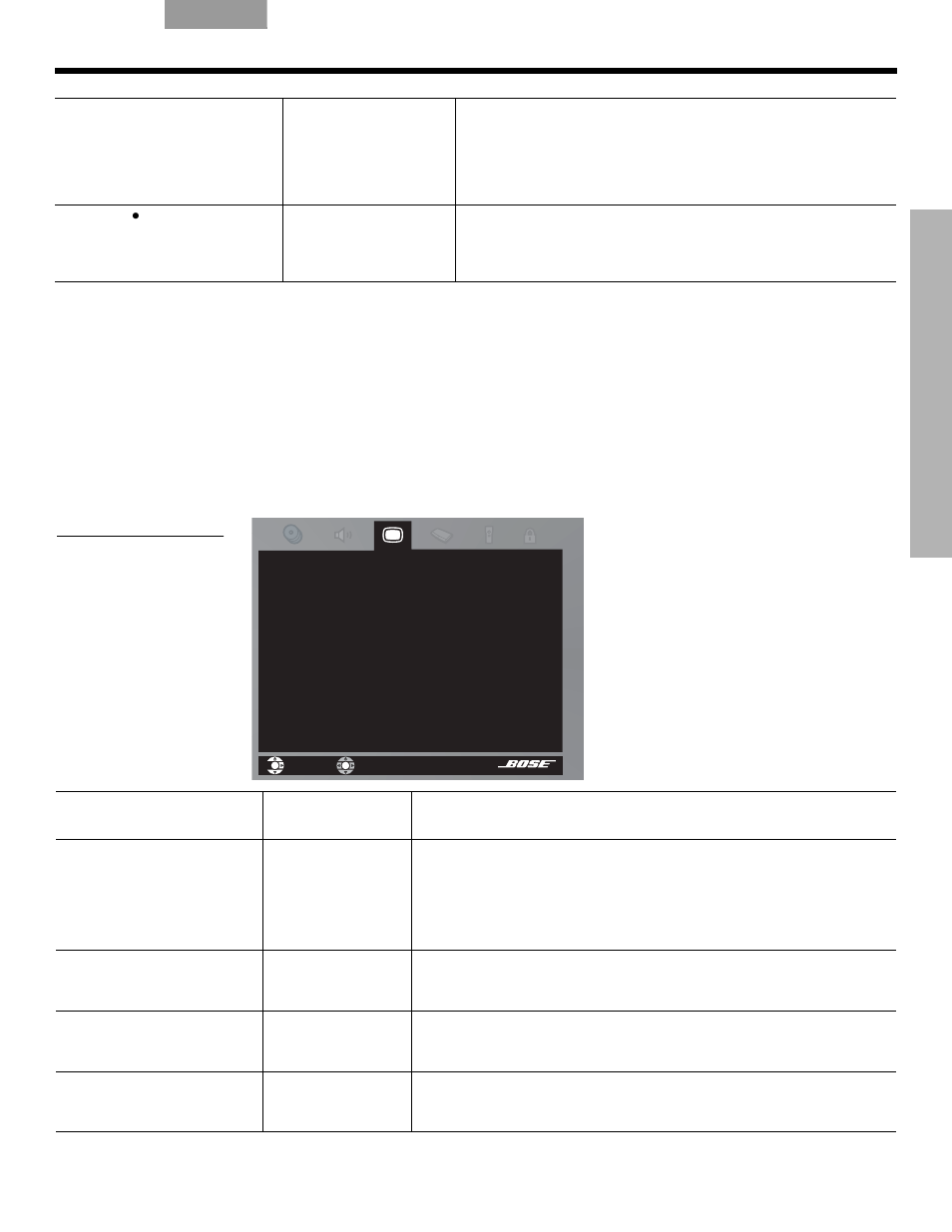 Opciones de vídeo, Opciones de vídeo” en | Bose DVD Player User Manual | Page 98 / 185