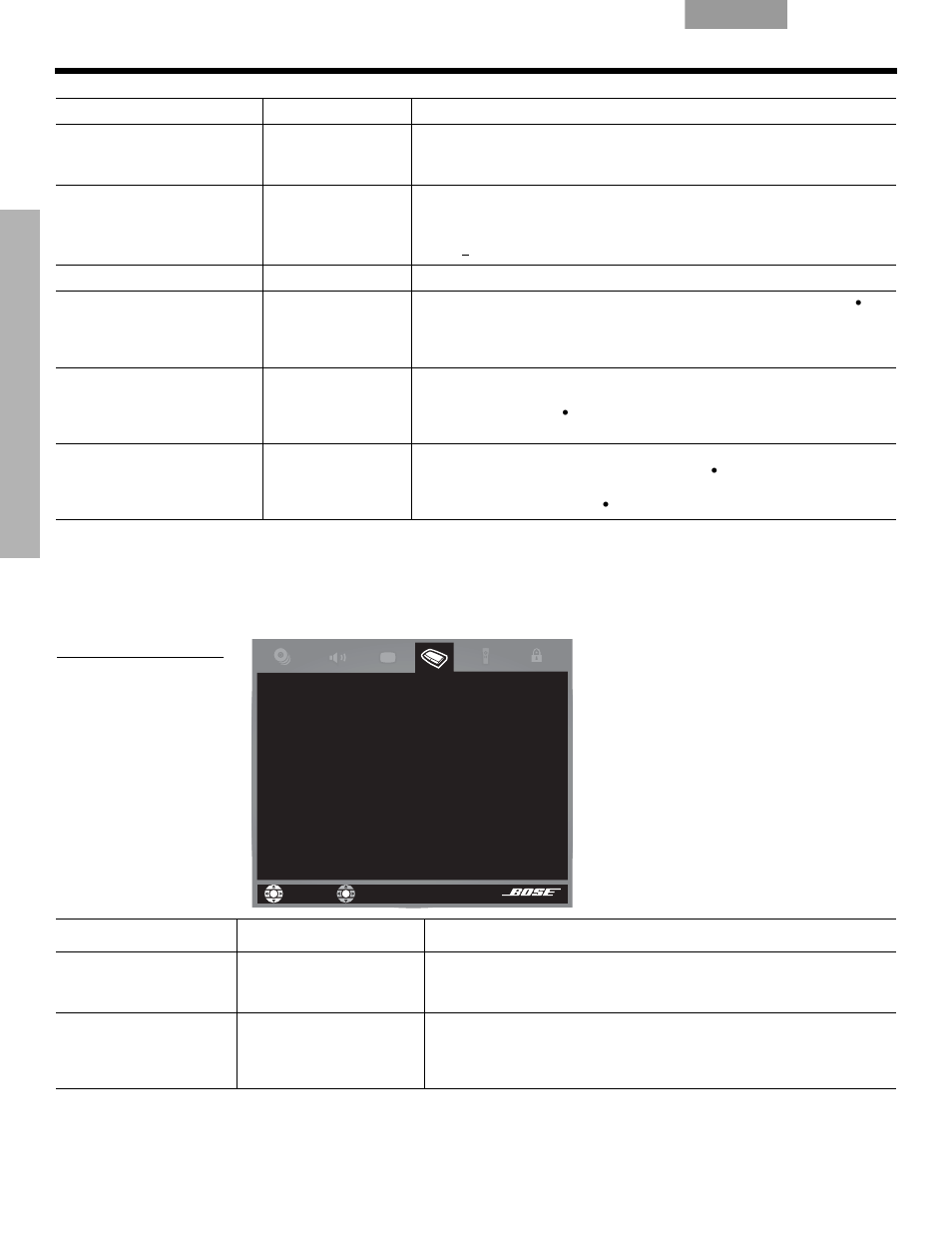 Opciones del centro multimedia | Bose DVD Player User Manual | Page 99 / 185