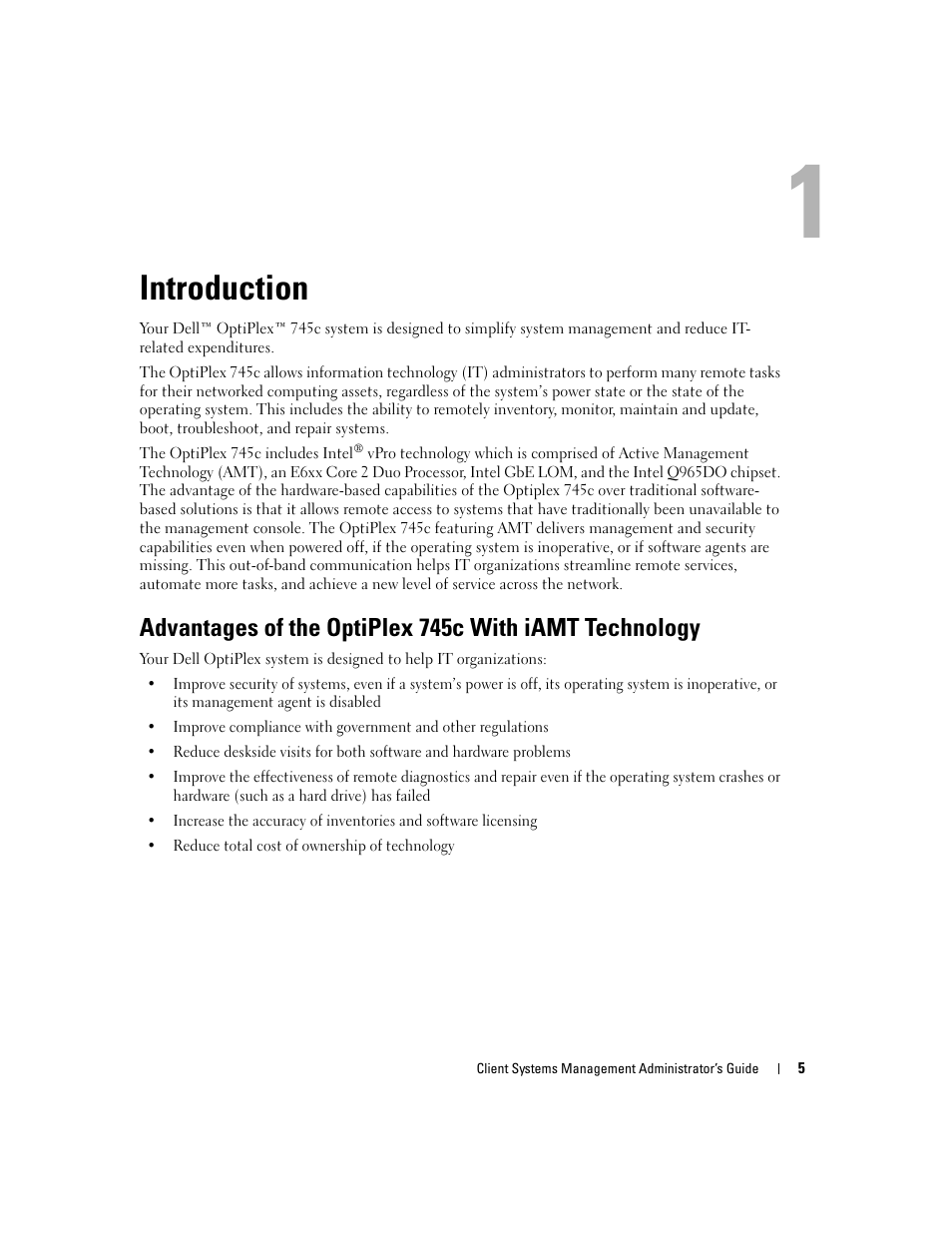 Introduction | Dell OptiPlex 745c (Early 2007) User Manual | Page 5 / 20