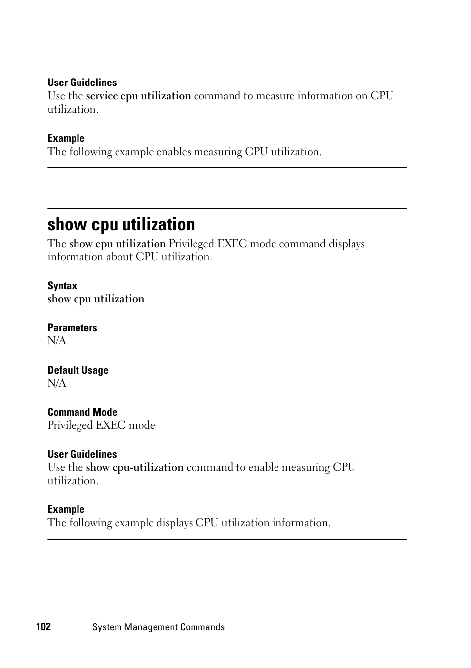 Show cpu utilization | Dell PowerEdge VRTX User Manual | Page 102 / 832