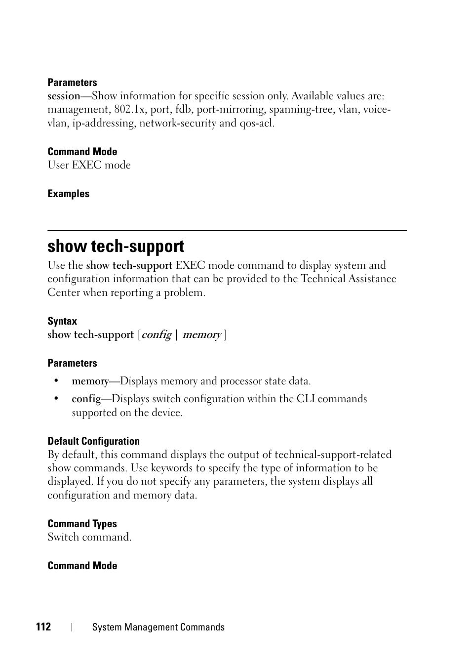 Show tech-support | Dell PowerEdge VRTX User Manual | Page 112 / 832