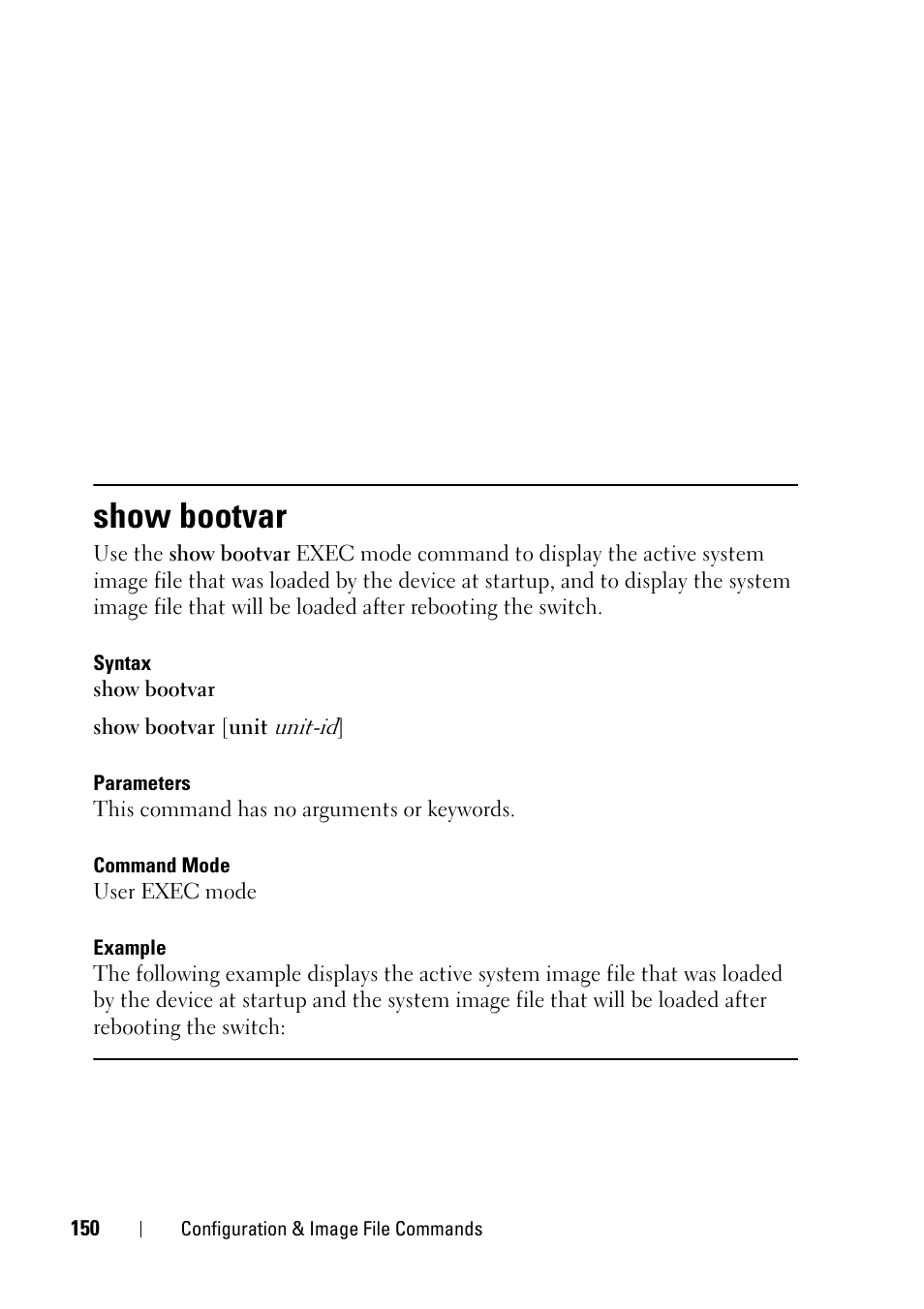 Show bootvar | Dell PowerEdge VRTX User Manual | Page 150 / 832