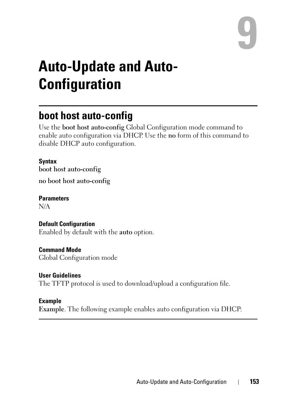 Auto-update and auto- configuration, Boot host auto-config, 7 auto-update and auto-configuration | Dell PowerEdge VRTX User Manual | Page 153 / 832