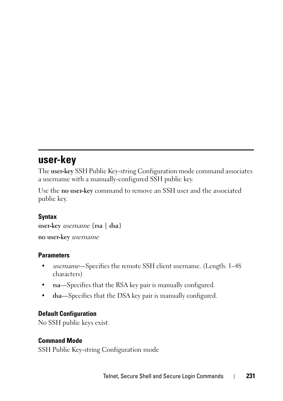 User-key | Dell PowerEdge VRTX User Manual | Page 231 / 832