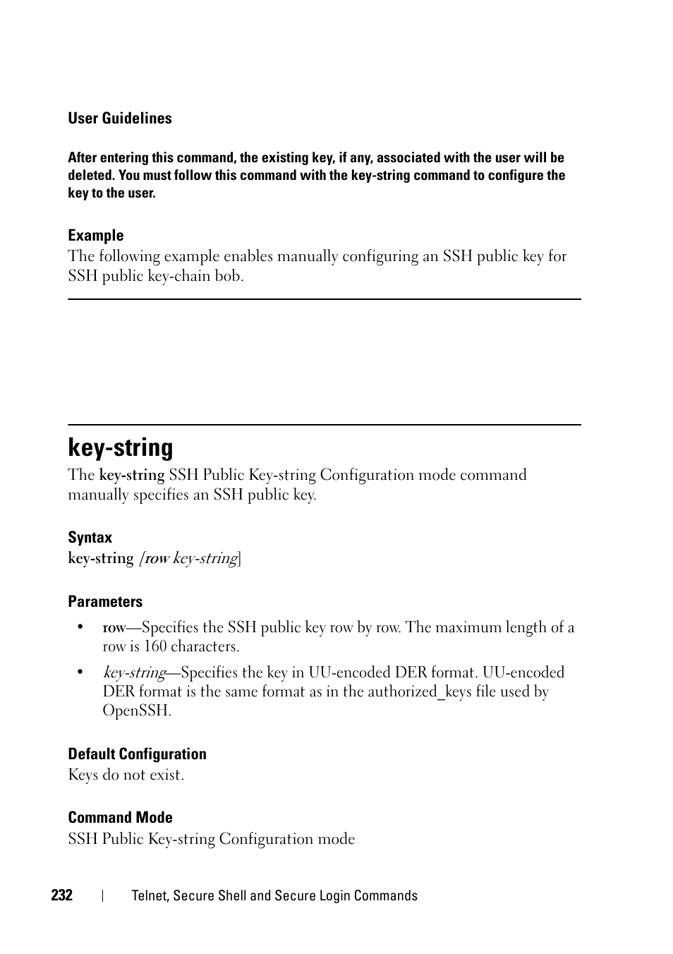Key-string | Dell PowerEdge VRTX User Manual | Page 232 / 832