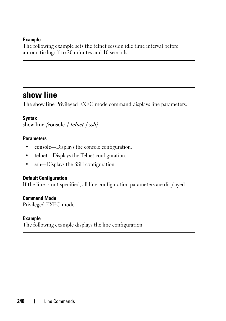 Show line | Dell PowerEdge VRTX User Manual | Page 240 / 832