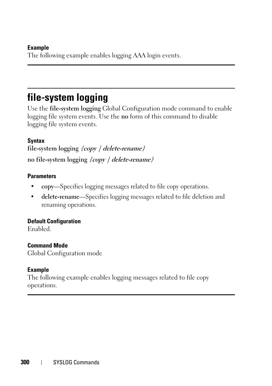File-system logging | Dell PowerEdge VRTX User Manual | Page 300 / 832