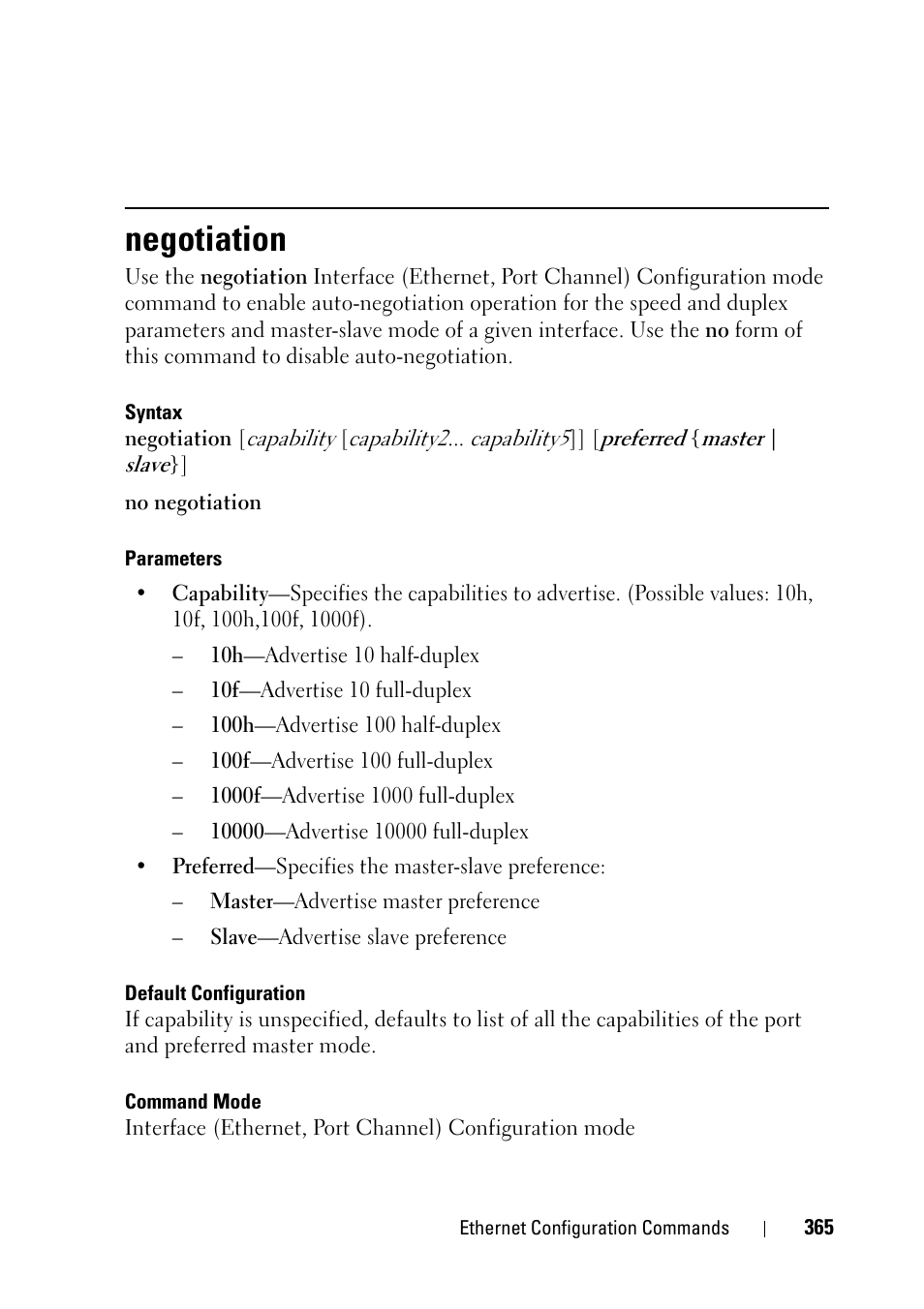 Negotiation | Dell PowerEdge VRTX User Manual | Page 365 / 832