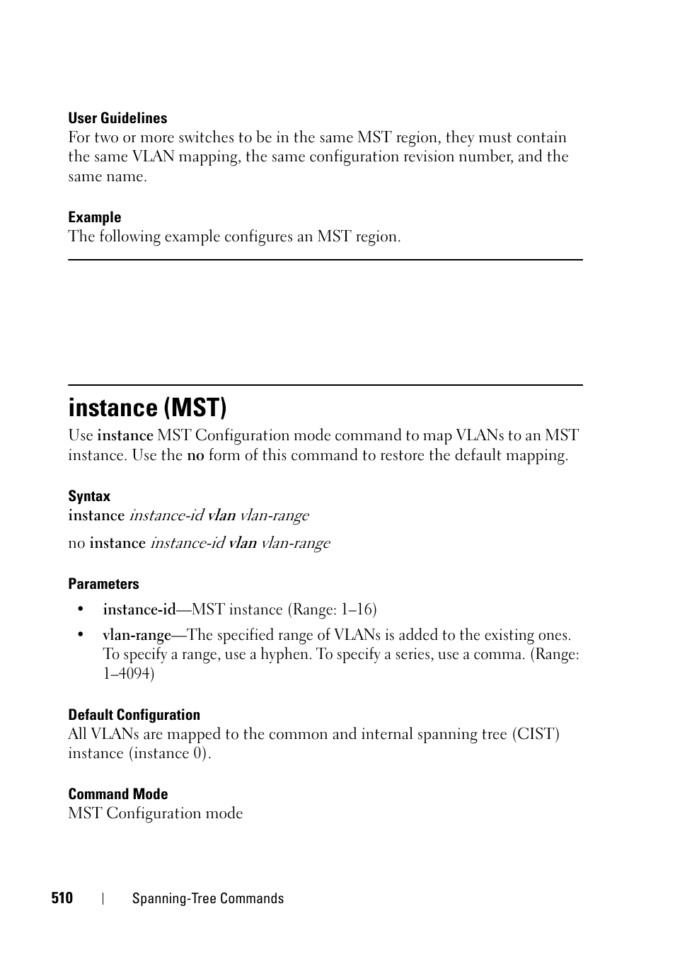 Instance (mst) | Dell PowerEdge VRTX User Manual | Page 510 / 832