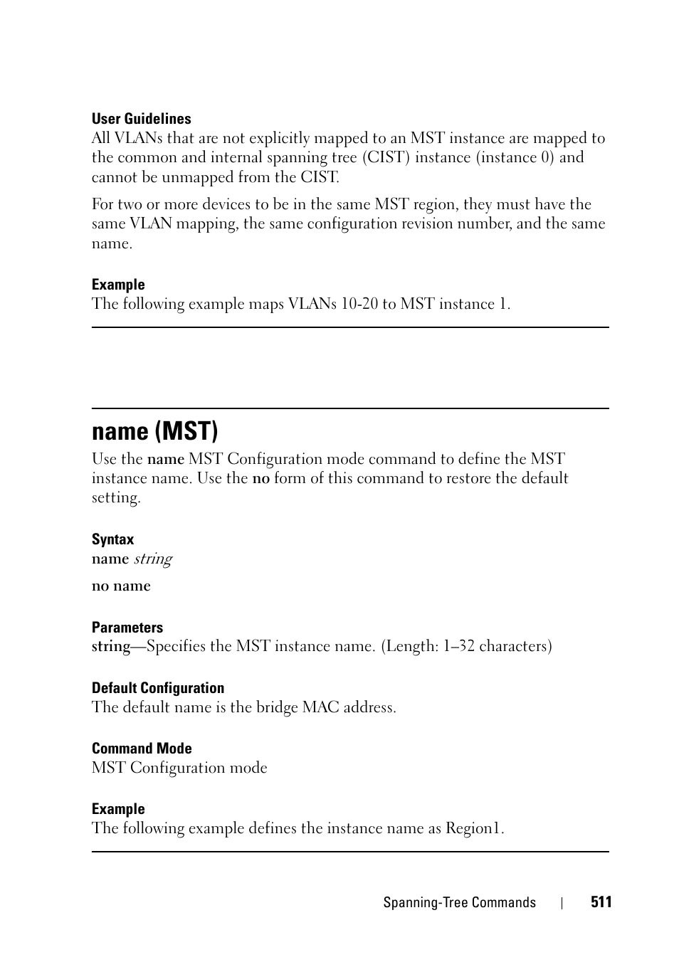 Name (mst) | Dell PowerEdge VRTX User Manual | Page 511 / 832
