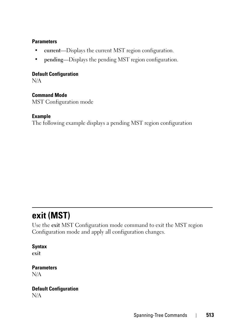 Exit (mst) | Dell PowerEdge VRTX User Manual | Page 513 / 832