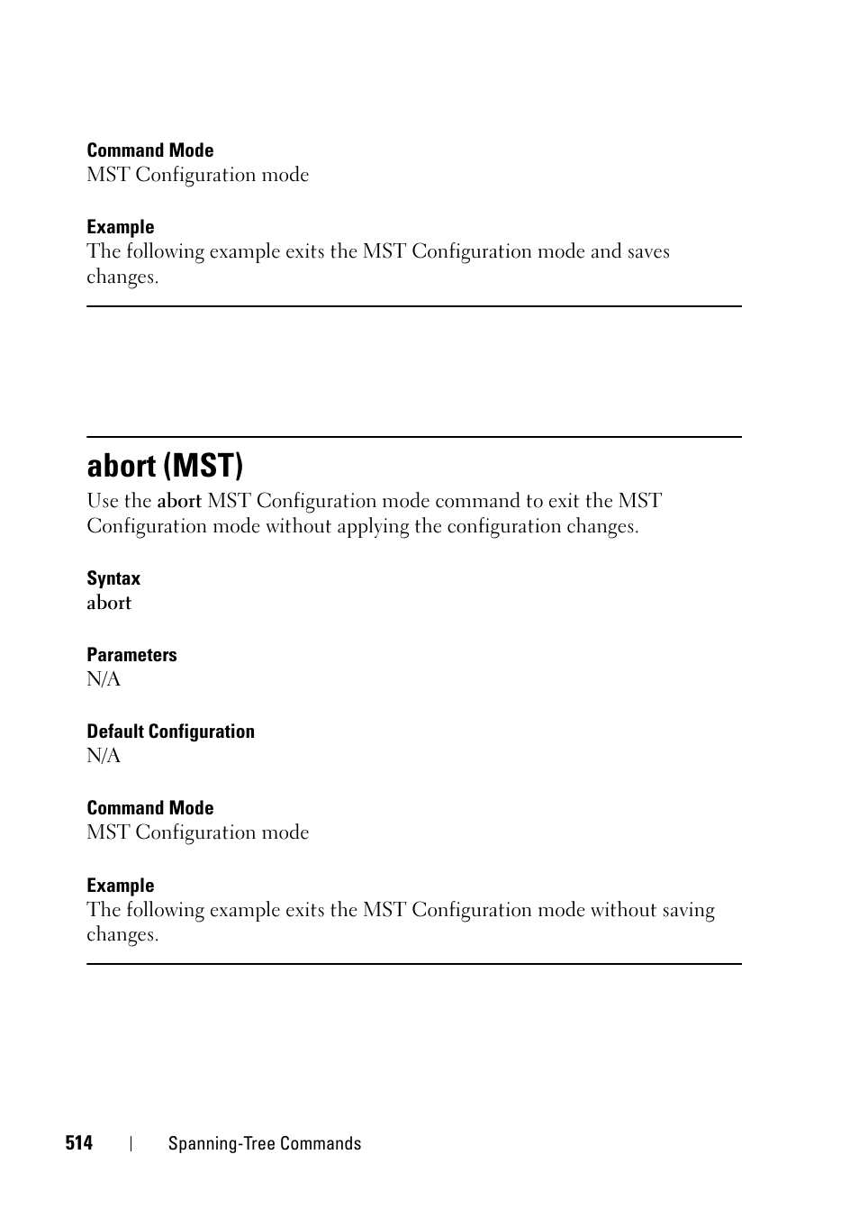 Abort (mst) | Dell PowerEdge VRTX User Manual | Page 514 / 832