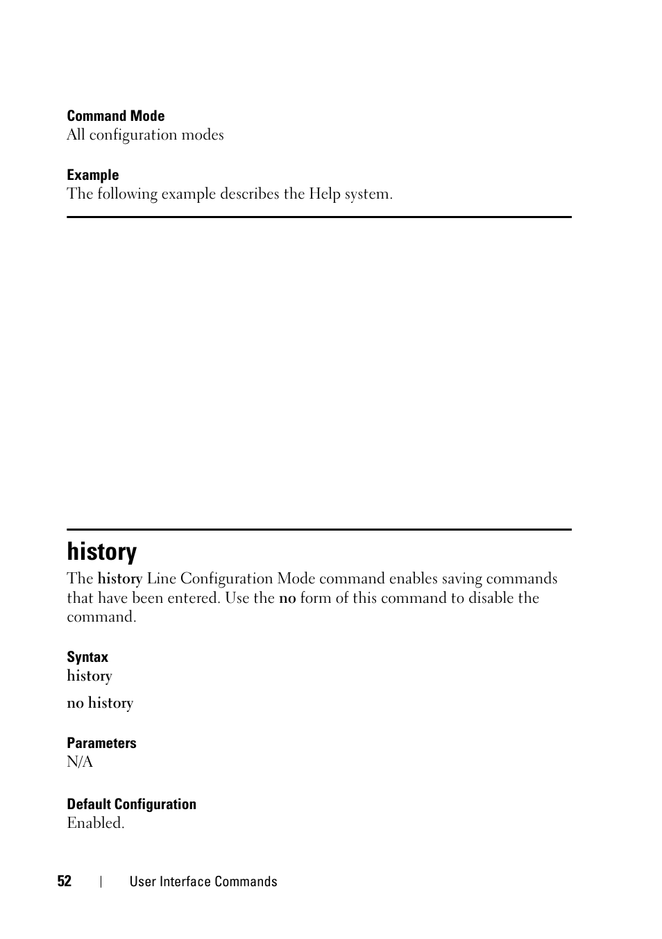 History, Command | Dell PowerEdge VRTX User Manual | Page 52 / 832