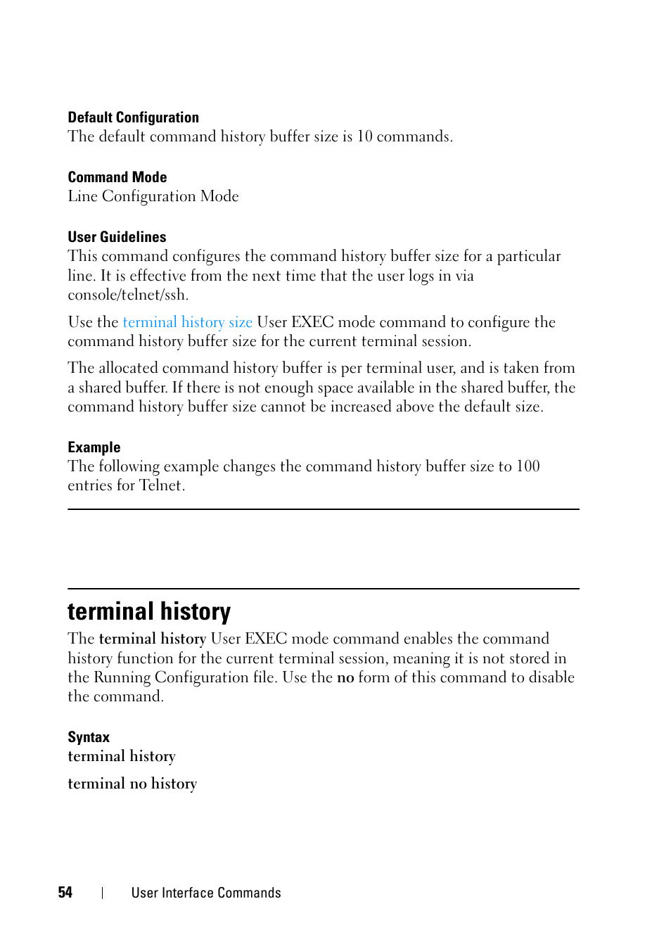 Terminal history | Dell PowerEdge VRTX User Manual | Page 54 / 832