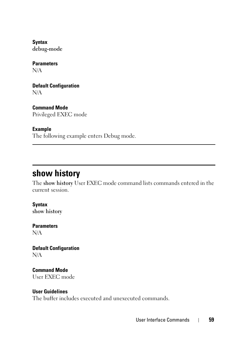 Show history | Dell PowerEdge VRTX User Manual | Page 59 / 832