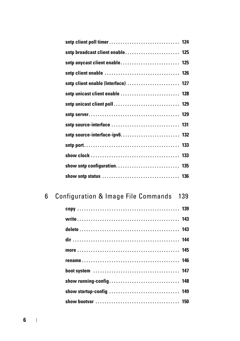 6 configuration & image file commands 139 | Dell PowerEdge VRTX User Manual | Page 6 / 832