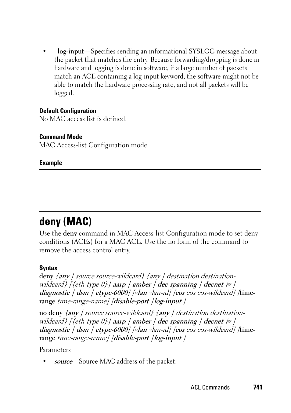 Deny (mac) | Dell PowerEdge VRTX User Manual | Page 741 / 832