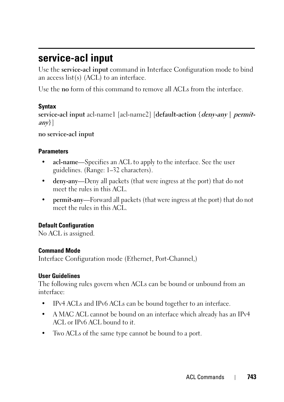 Service-acl input, Ands. the, Comm | Dell PowerEdge VRTX User Manual | Page 743 / 832