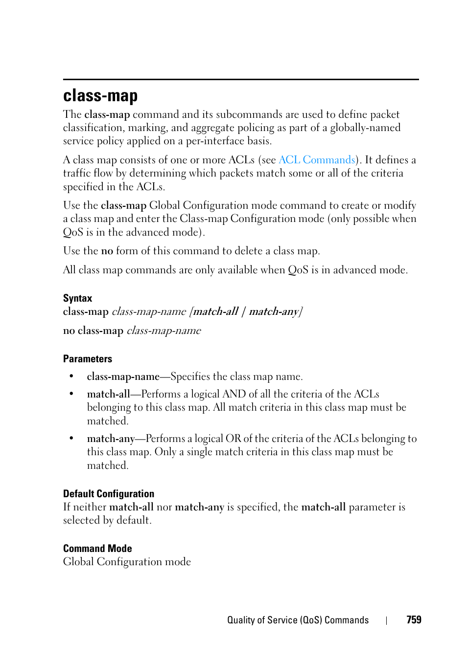 Class-map | Dell PowerEdge VRTX User Manual | Page 759 / 832