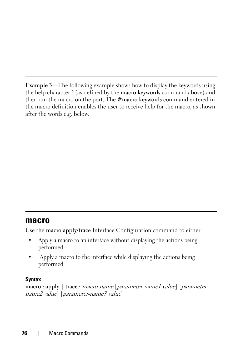 Macro | Dell PowerEdge VRTX User Manual | Page 76 / 832