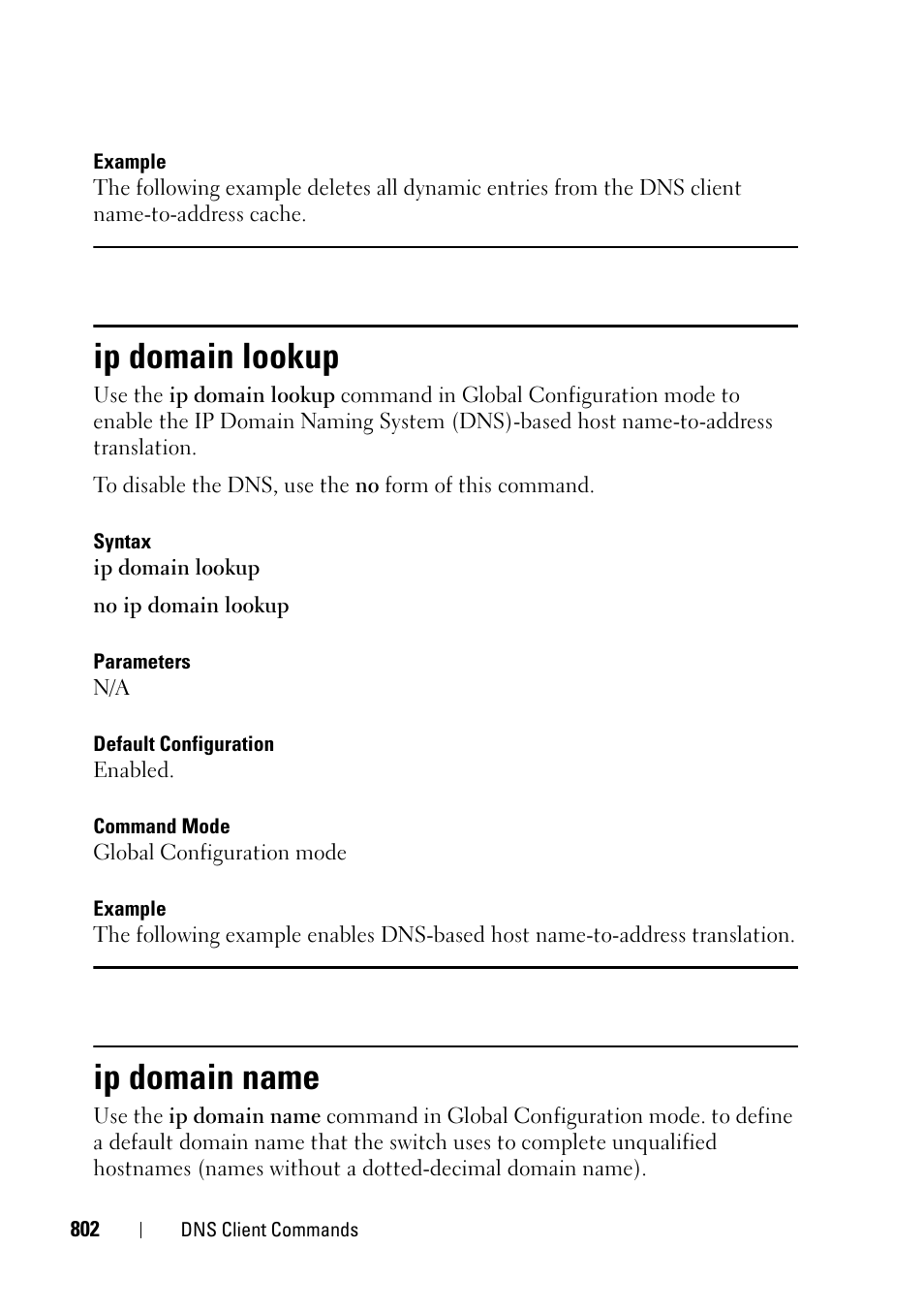 Ip domain lookup, Ip domain name | Dell PowerEdge VRTX User Manual | Page 802 / 832