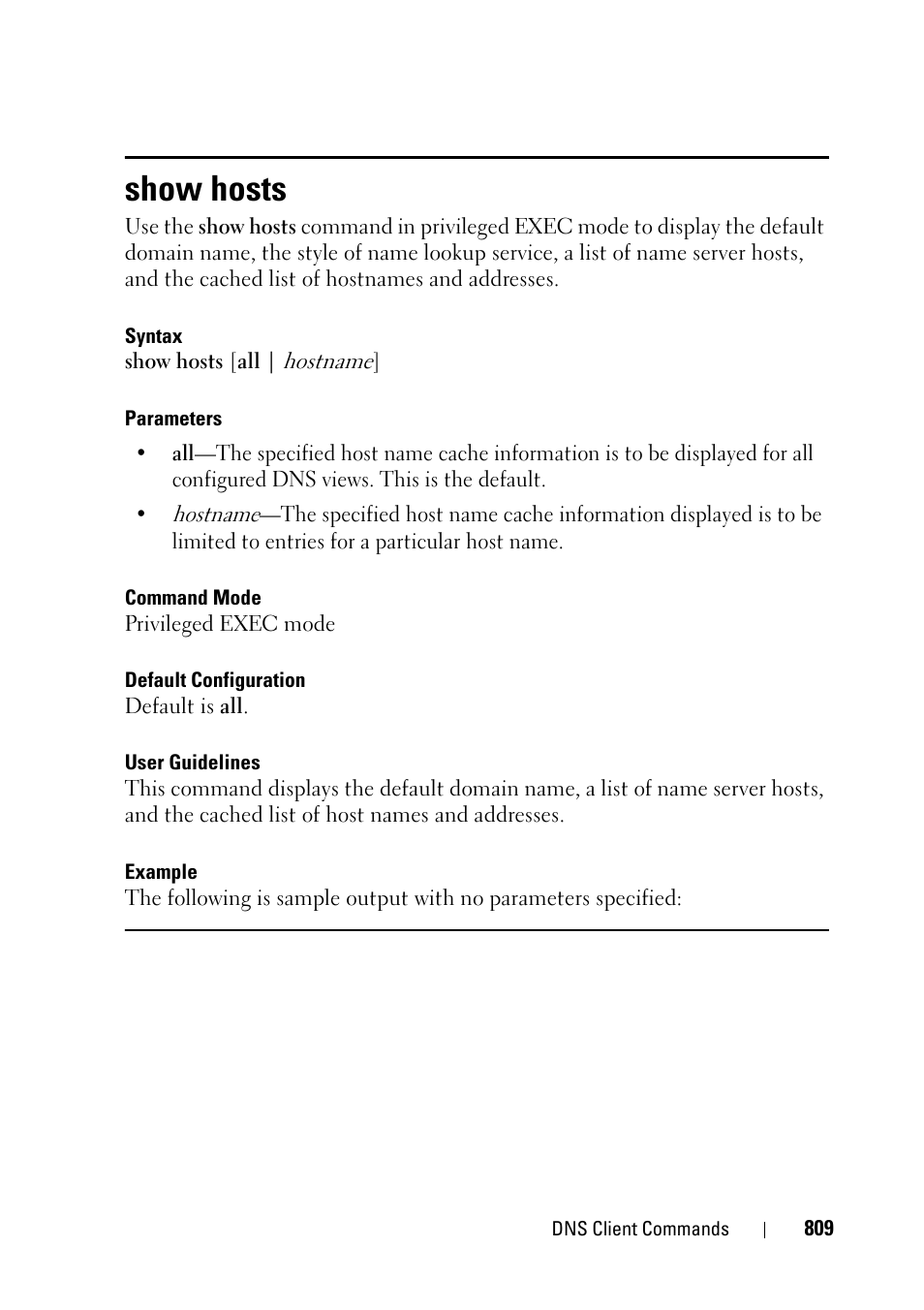 Show hosts | Dell PowerEdge VRTX User Manual | Page 809 / 832