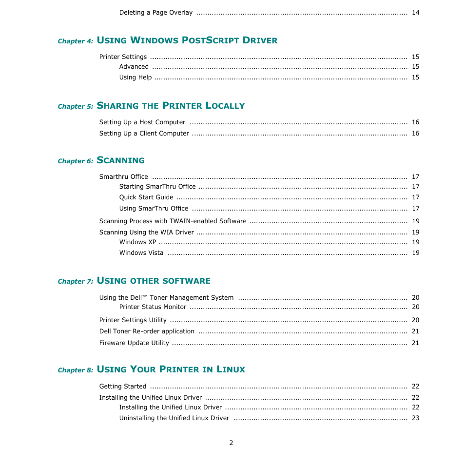 Dell 2145cn Multifunction Color Laser Printer User Manual | Page 101 / 141