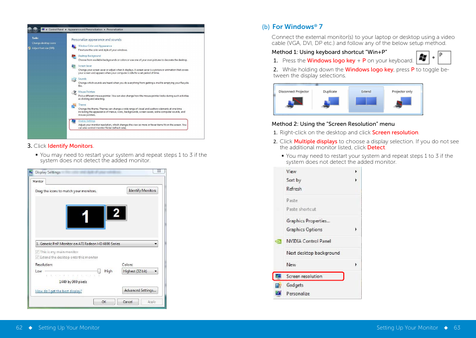 For windows | Dell P2314H Monitor User Manual | Page 32 / 37