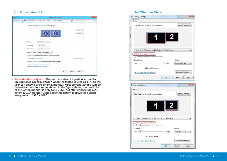 Dell P2314H Monitor User Manual | Page 36 / 37