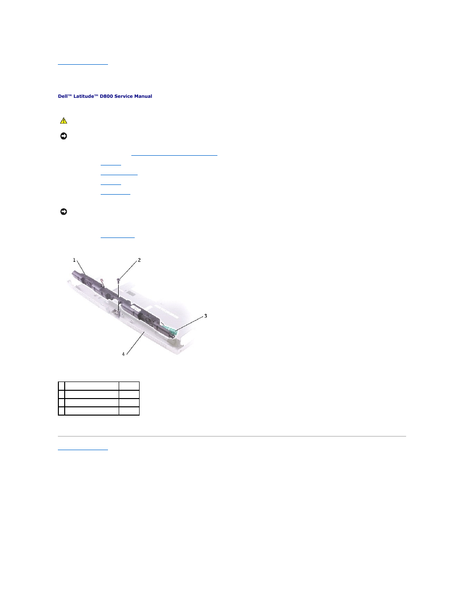 Speakers | Dell Latitude D800 User Manual | Page 33 / 48