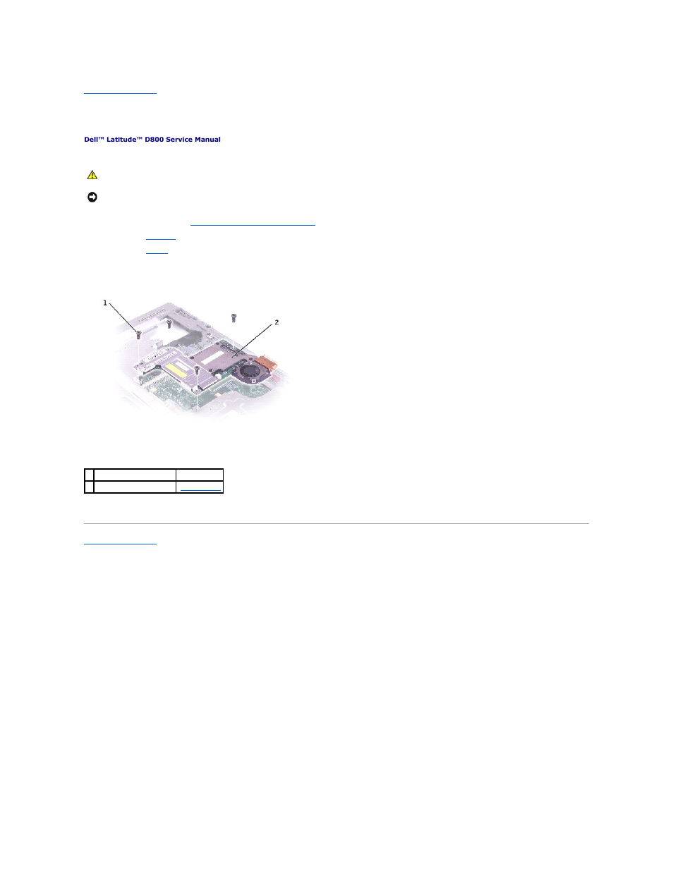 Video card | Dell Latitude D800 User Manual | Page 48 / 48