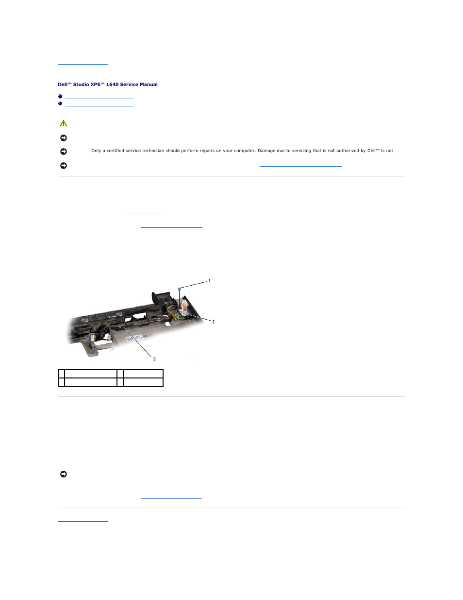 Esata connector, Removing the esata connector, Replacing the esata connector | Dell Studio XPS 1645 (Late 2009) User Manual | Page 22 / 47