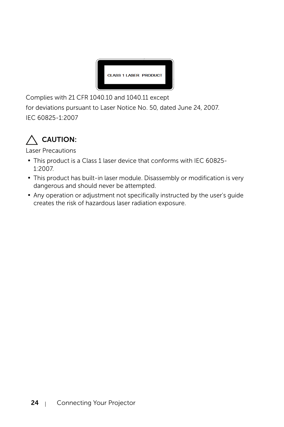 Dell S520 Projector User Manual | Page 24 / 130