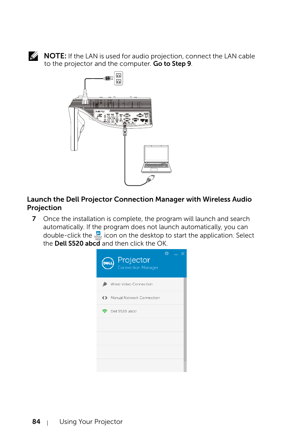 Dell S520 Projector User Manual | Page 84 / 130