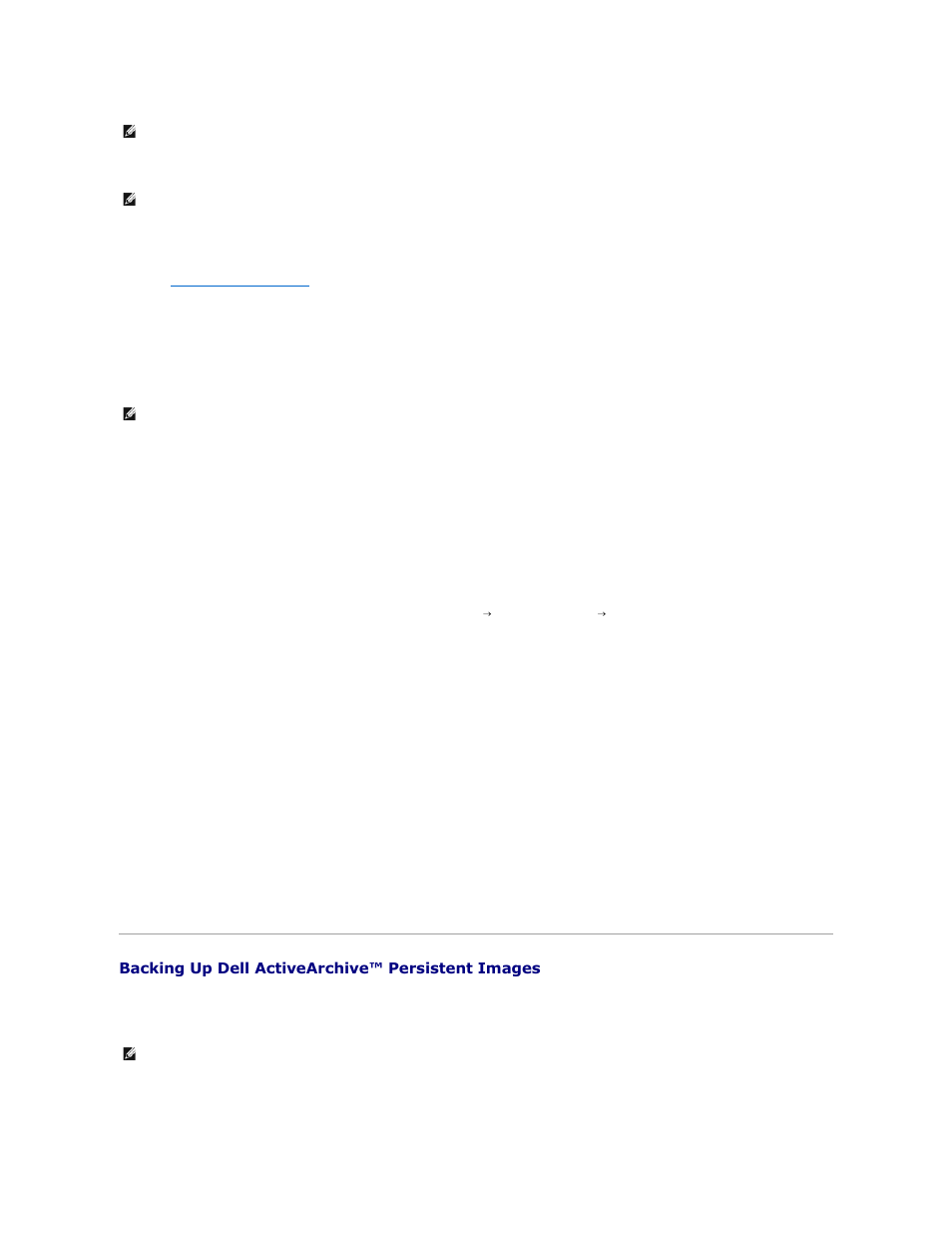 Backing up dell activearchive™ persistent images, Backup software for network backups | Dell PowerVault 725N (Rackmount NAS Appliance) User Manual | Page 30 / 172